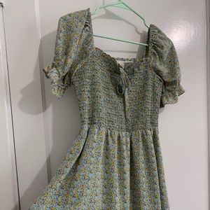 Floral Smocked Minidress